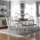 Southern Manor Antique White and Weathered Bark 6 Piece Extendable Dining Set with Bench
