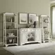 Southern Manor Antique White and Weathered Bark 3 Piece Dining Storage Set