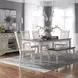 Southern Manor Antique White and Weathered Bark 6 Piece Extendable Dining Set