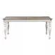 Southern Manor Antique White and Weathered Bark 5 Piece Extendable Dining Set