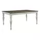 Southern Manor Antique White and Weathered Bark 7 Piece Extendable Dining Set