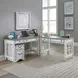 Magnolia Manor Antique White and Weathered Bark 4 Piece Desk Set
