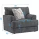 Tyson Slate Chair with Cuddler Cushion