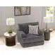 Tyson Slate Chair with Cuddler Cushion