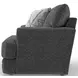 Tyson Slate Chair with Cuddler Cushion