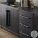 Adolfo Modern Black Ash 4 Door Sideboard