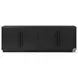 Adolfo Modern Black Ash 4 Door Sideboard