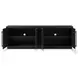 Adolfo Modern Black Ash 4 Door Sideboard