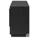 Adolfo Modern Black Ash 4 Door Sideboard