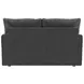 Tyson Slate 68" Loveseat with Cuddler Cushions