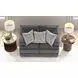Tyson Slate 68" Loveseat with Cuddler Cushions