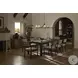 Valen Rustic Brown Oak Veneer 4 Door Sideboard