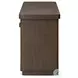Valen Rustic Brown Oak Veneer 4 Door Sideboard
