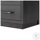 Adolfo Modern Black Ash 3 Drawer Nightstand
