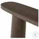 Valen Rustic Brown Oak Veneer 78" Console Table