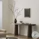 Valen Rustic Brown Oak Veneer 78" Console Table