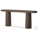 Valen Rustic Brown Oak Veneer 78" Console Table