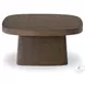 Valen Rustic Brown Oak Veneer Rectangular Coffee Table