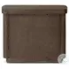 Valen Rustic Brown Oak Veneer 3 Drawer Nightstand