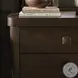 Valen Rustic Brown Oak Veneer 3 Drawer Nightstand