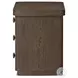 Valen Rustic Brown Oak Veneer 3 Drawer Nightstand