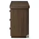 Valen Rustic Brown Oak Veneer 6 Drawer Dresser