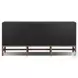 Fiona Black Raffia 5 Drawer Sideboard