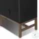 Fiona Black Raffia 5 Drawer Sideboard
