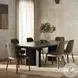 Castro Dark Espresso Reclaimed French Oak 118" Rectangular Dining Table