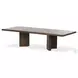 Castro Grey Reclaimed French Oak 118" Rectangular Dining Table