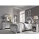 Magnolia Manor Antique White And Weathered Bark Youth Upholstered Bedroom Set