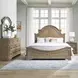 Camellia Manor Weathered Bisque 7 Drawer Dresser with Mirror