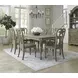 Southern Manor Weathered Bisque 7 Piece Extendable Rectangular Dining Set