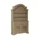 Magnolia Manor Weathered Bisque 2 Door Buffet and Hutch with LED