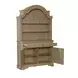 Magnolia Manor Weathered Bisque 2 Door Buffet and Hutch with LED
