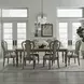 Southern Manor Weathered Bisque and Ivory Tweed 7 Piece Extendable Rectangular Dining Set