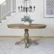Magnolia Manor Weathered Bisque 42" Round Dining Table