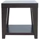 Laurel Espresso 24" Square End Table
