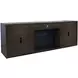 Laurel Creek Espresso 78" TV Stand with Electric Fireplace