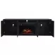Laurel Creek Espresso 78" TV Stand with Electric Fireplace