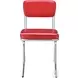 Retro Red Dining Chair Set of 2