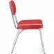 Retro Red Dining Chair Set of 2