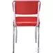 Retro Red Dining Chair Set of 2