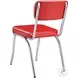 Retro Red Dining Chair Set of 2