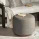 Sinclair Alessi Fawn Outdoor Round Ottoman
