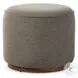 Sinclair Alessi Fawn Outdoor Round Ottoman