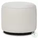 Sinclair Alessi Linen Outdoor Round Ottoman