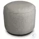 Sinclair Hayes Smoke Outdoor Round Ottoman
