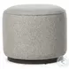 Sinclair Hayes Smoke Outdoor Round Ottoman