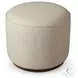 Sinclair Hayes Cream Outdoor Round Ottoman
